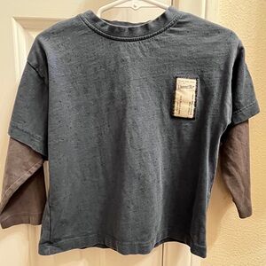 Zara long sleeve skater style long sleeve tee shirt